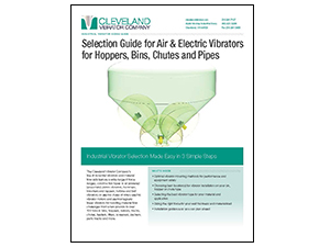 Industrial Vibrator Selection Guide for Hoppers, Bins, Chutes & Pipes